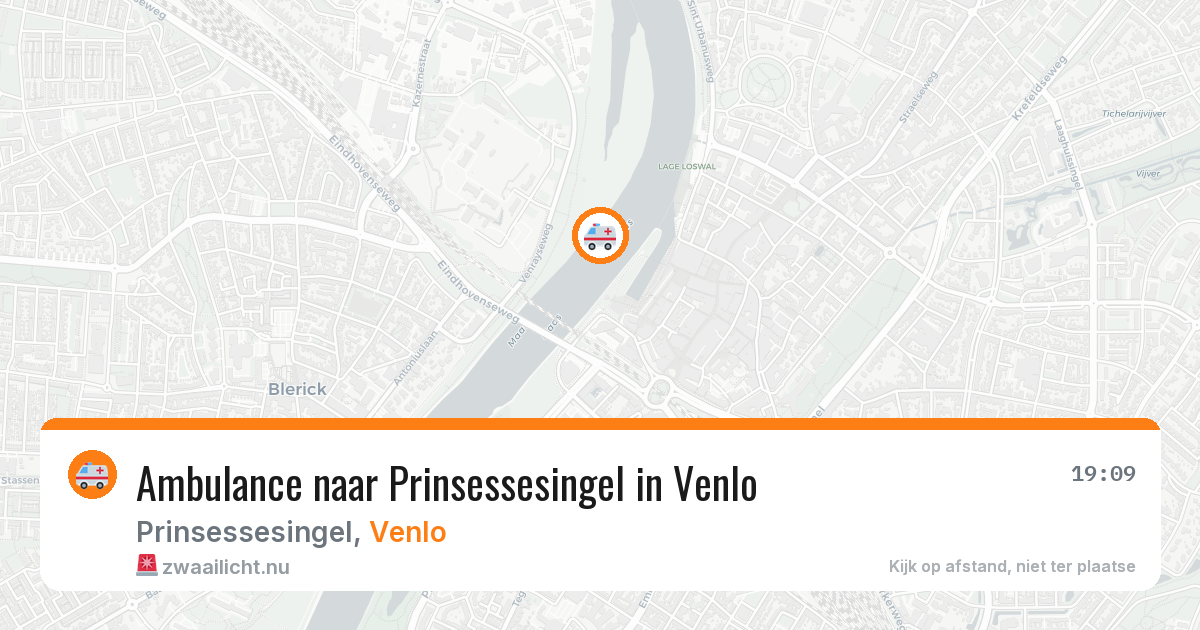 Ambulance naar Prinsessesingel in Venlo — 5 jul 2026