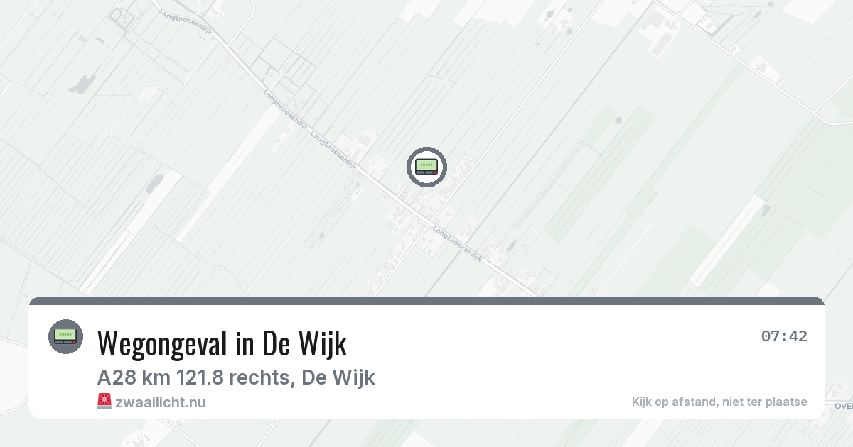 Wegongeval in De Wijk — 3 mrt 2026