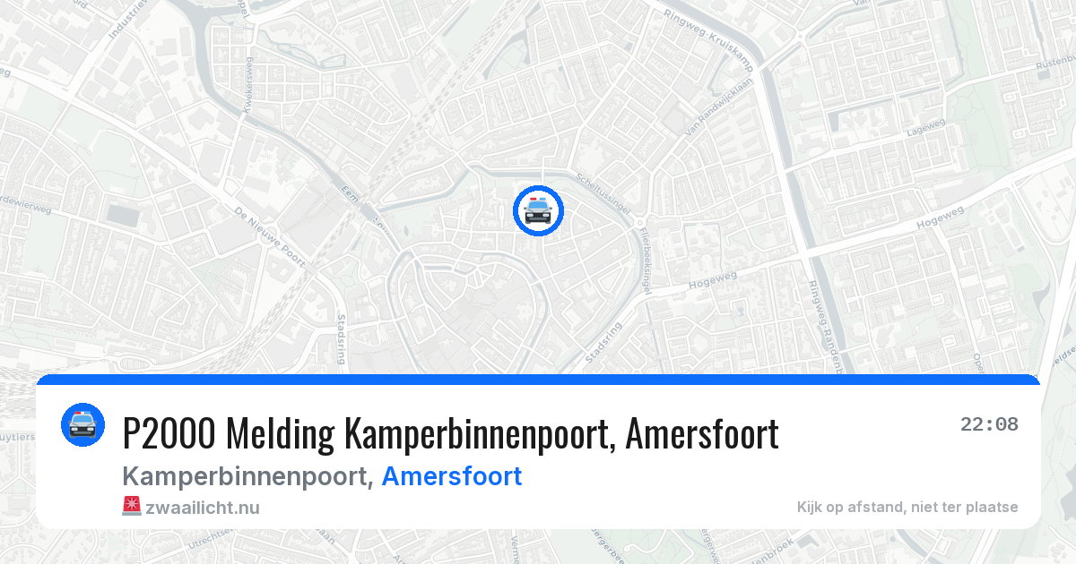 P2000 Melding Kamperbinnenpoort, Amersfoort — 14 mei 2026