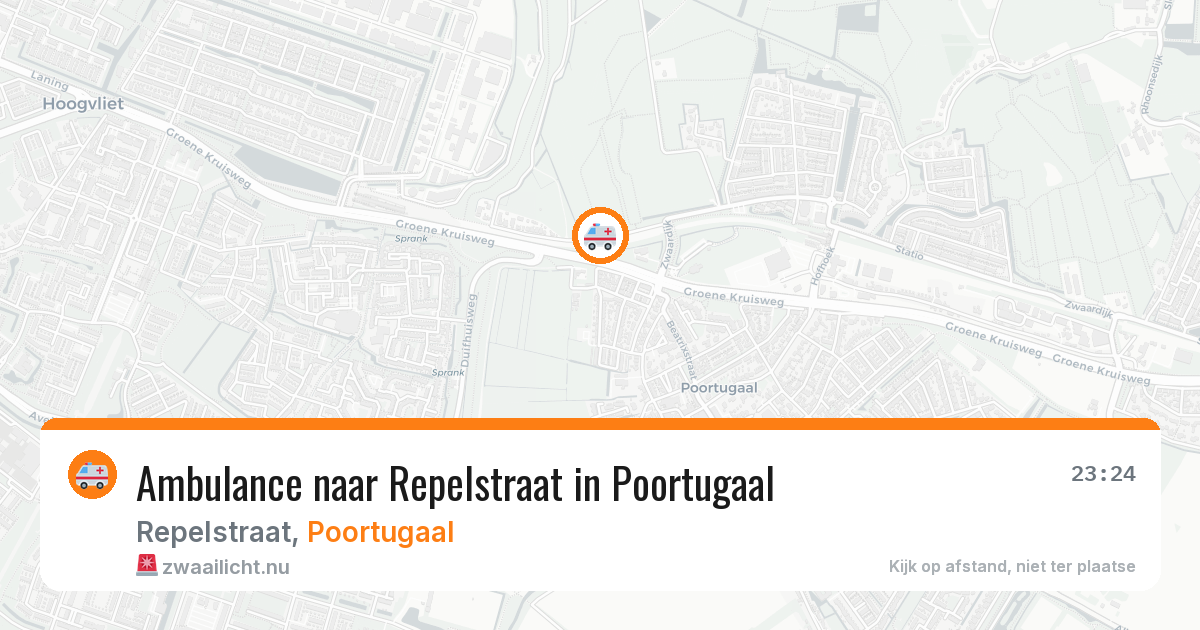 Ambulance naar Repelstraat in Poortugaal — 15 jul 2026
