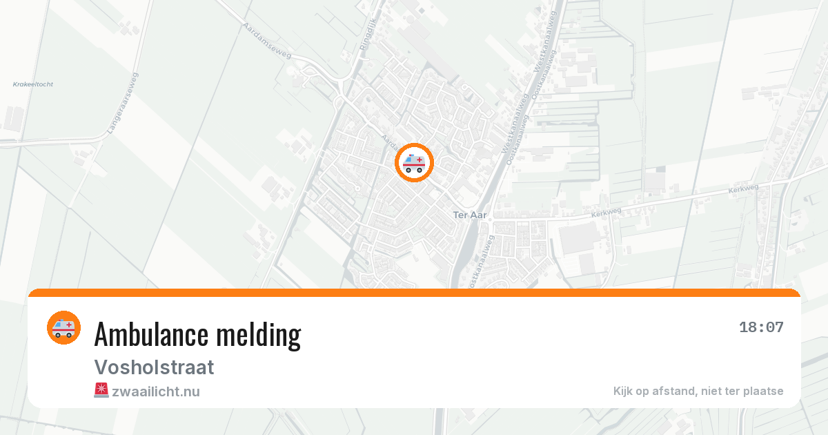 Ambulance melding — 12 jul 2026