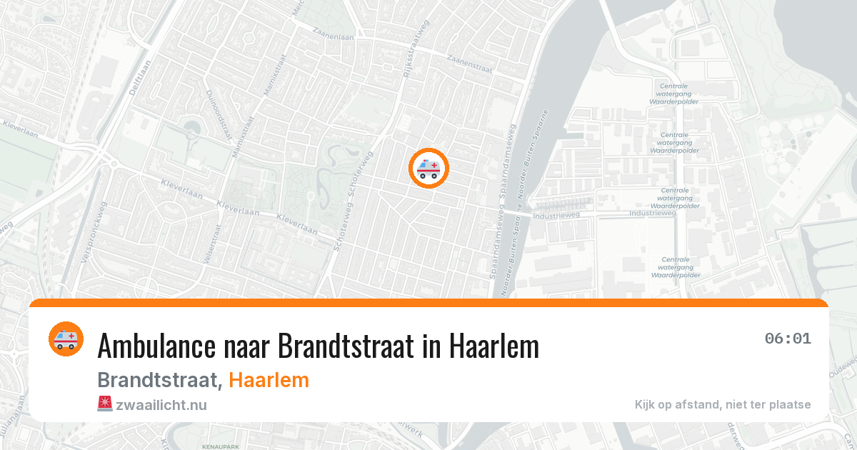 Ambulance naar Brandtstraat in Haarlem — 28 mei 2026