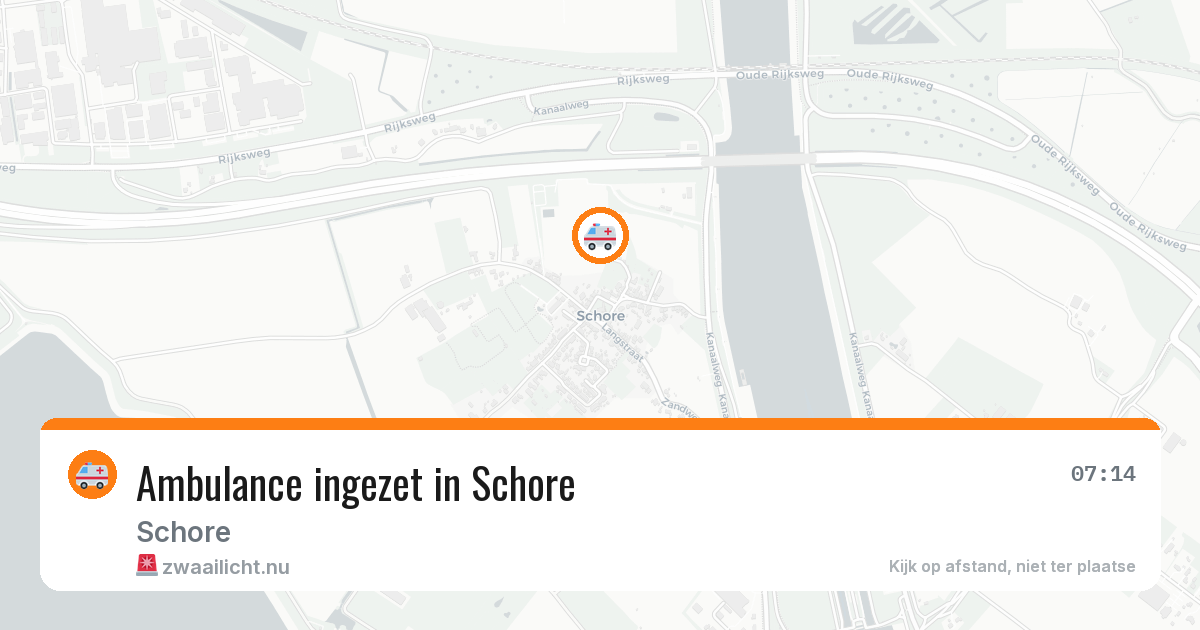 Ambulance ingezet in Schore — 10 apr 2026