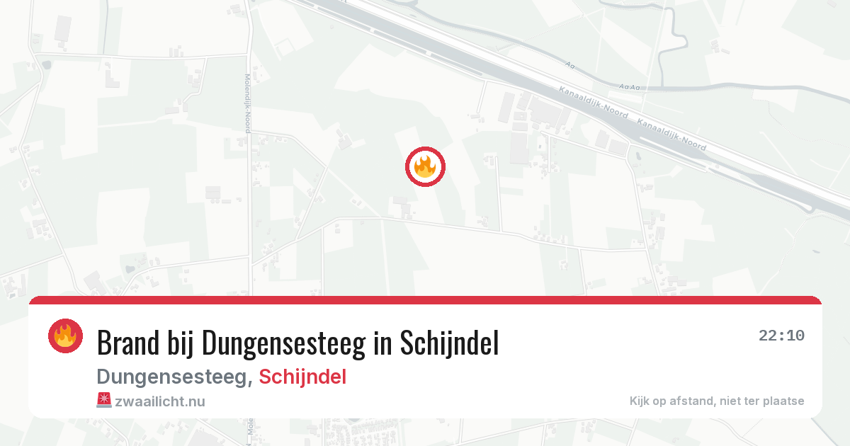 Brand bij Dungensesteeg in Schijndel — 4 mei 2026