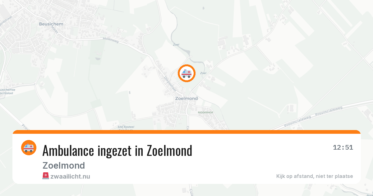 Ambulance ingezet in Zoelmond — 25 apr 2026