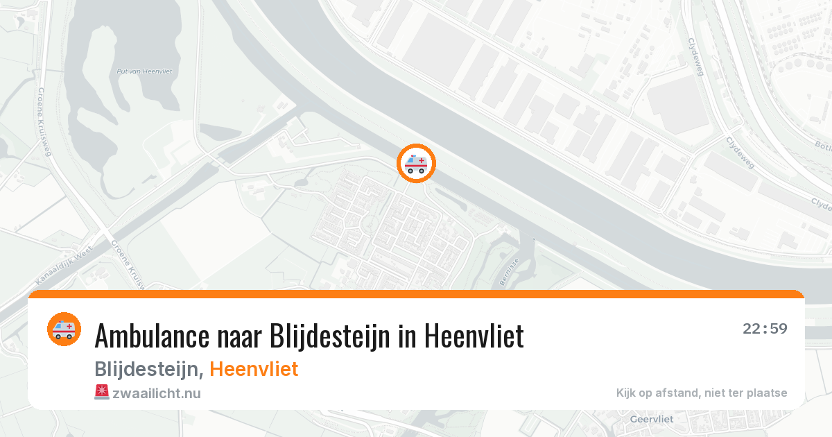 Ambulance naar Blijdesteijn in Heenvliet — 7 jun 2026