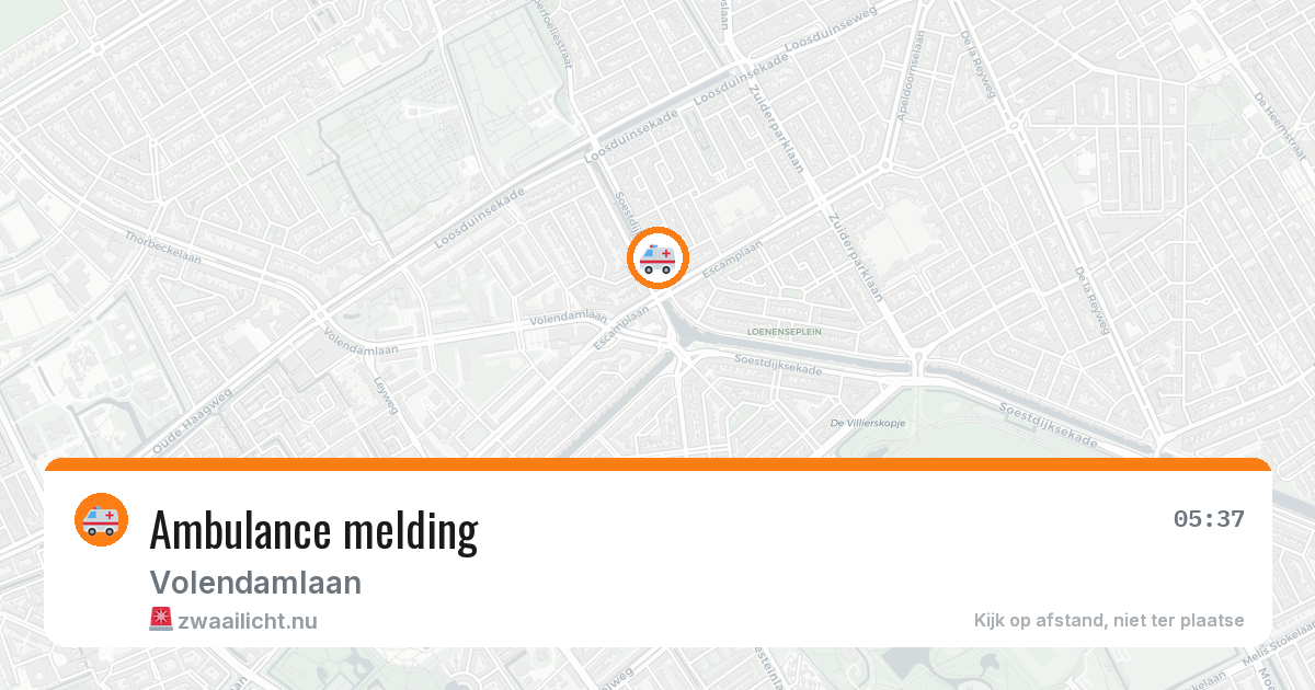 Ambulance melding — 3 feb 2026