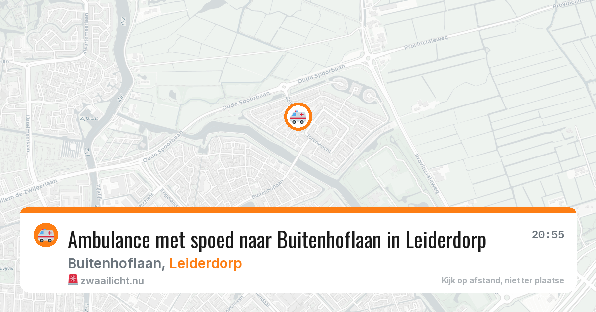 Ambulance met spoed naar Buitenhoflaan in Leiderdorp — 24 jan 2026