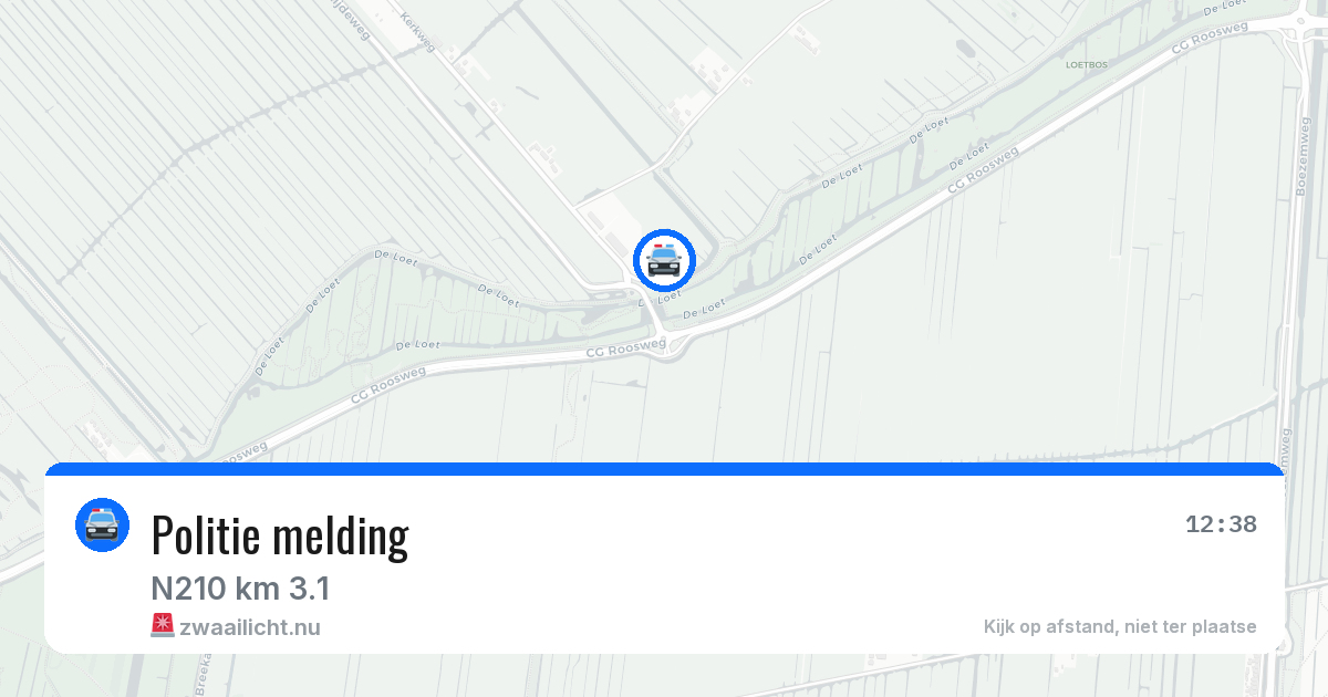 Politie melding — 1 jun 2026