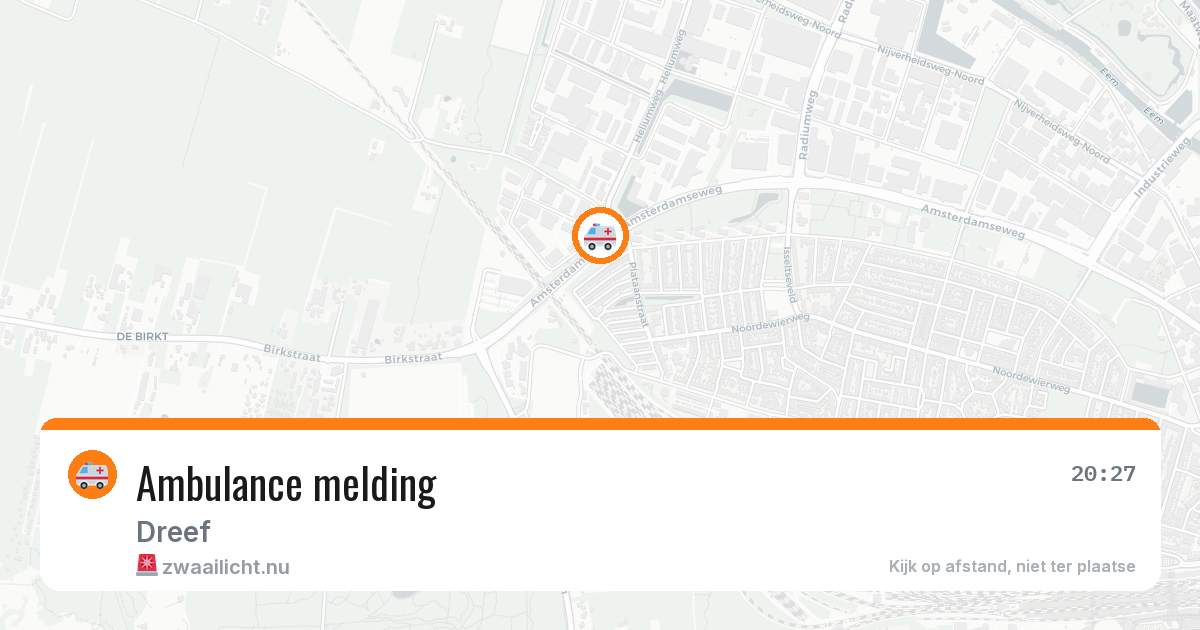 Ambulance melding — 17 jul 2026