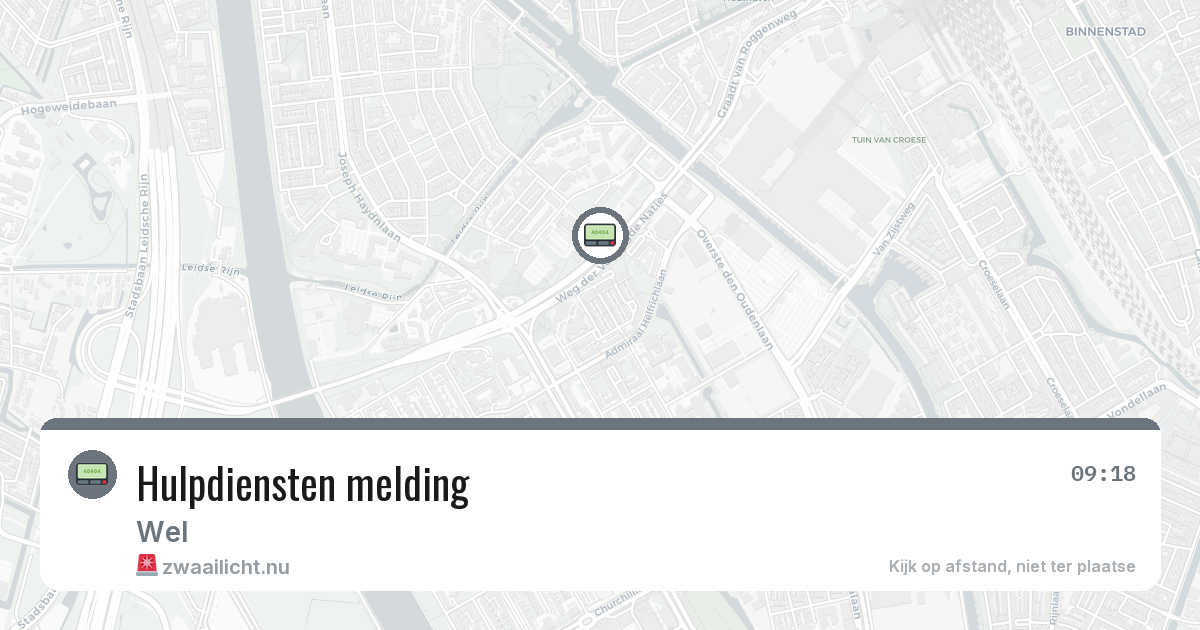 Hulpdiensten melding — 2 feb 2026