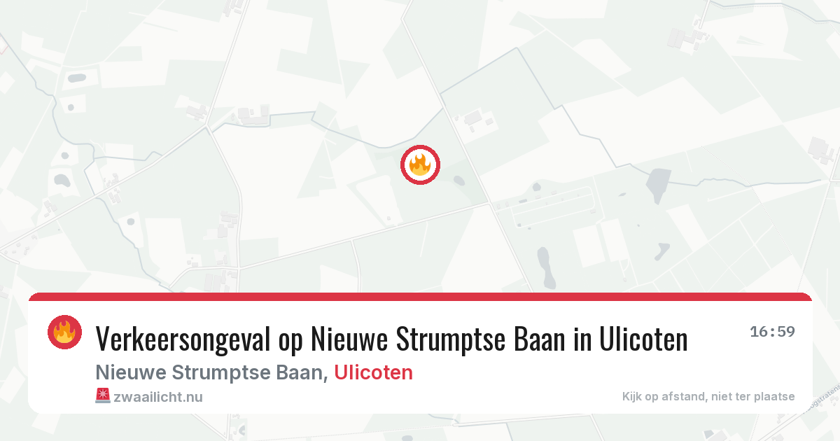 Verkeersongeval op Nieuwe Strumptse Baan in Ulicoten — 22 apr 2026