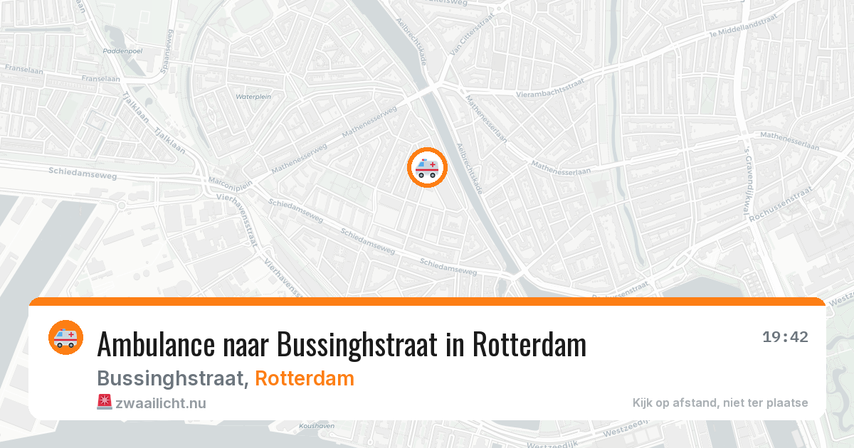 Ambulance naar Bussinghstraat in Rotterdam — 13 jul 2026