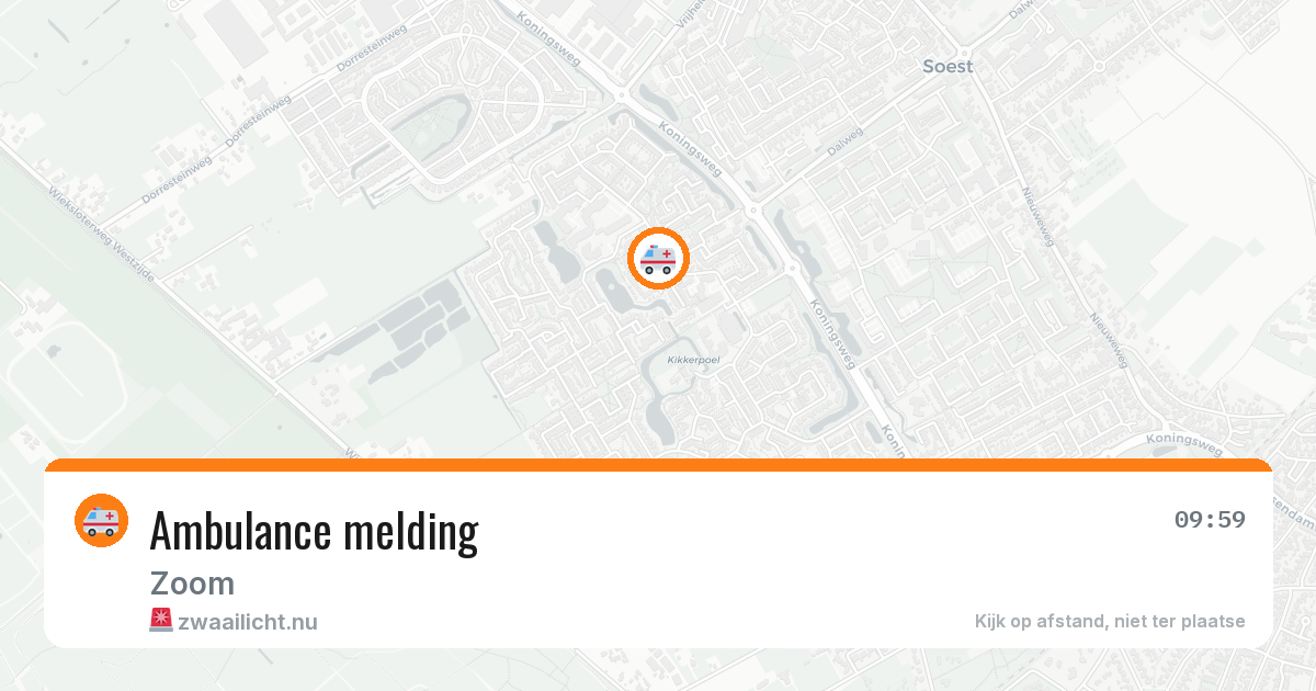 Ambulance melding — 1 apr 2026