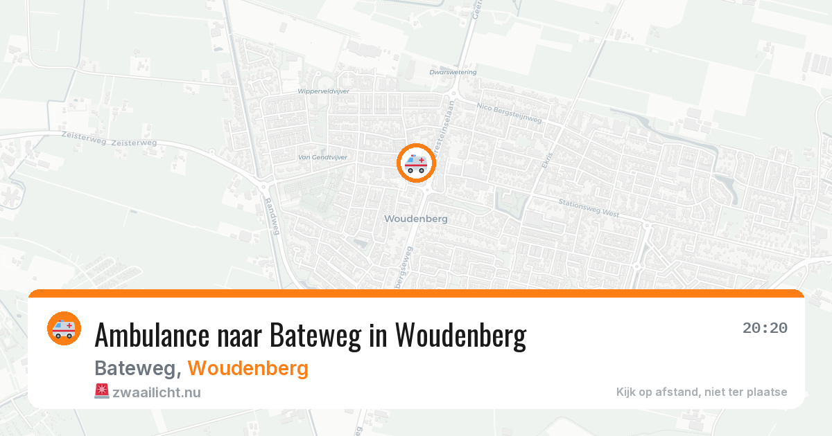 Ambulance naar Bateweg in Woudenberg — 24 jul 2026