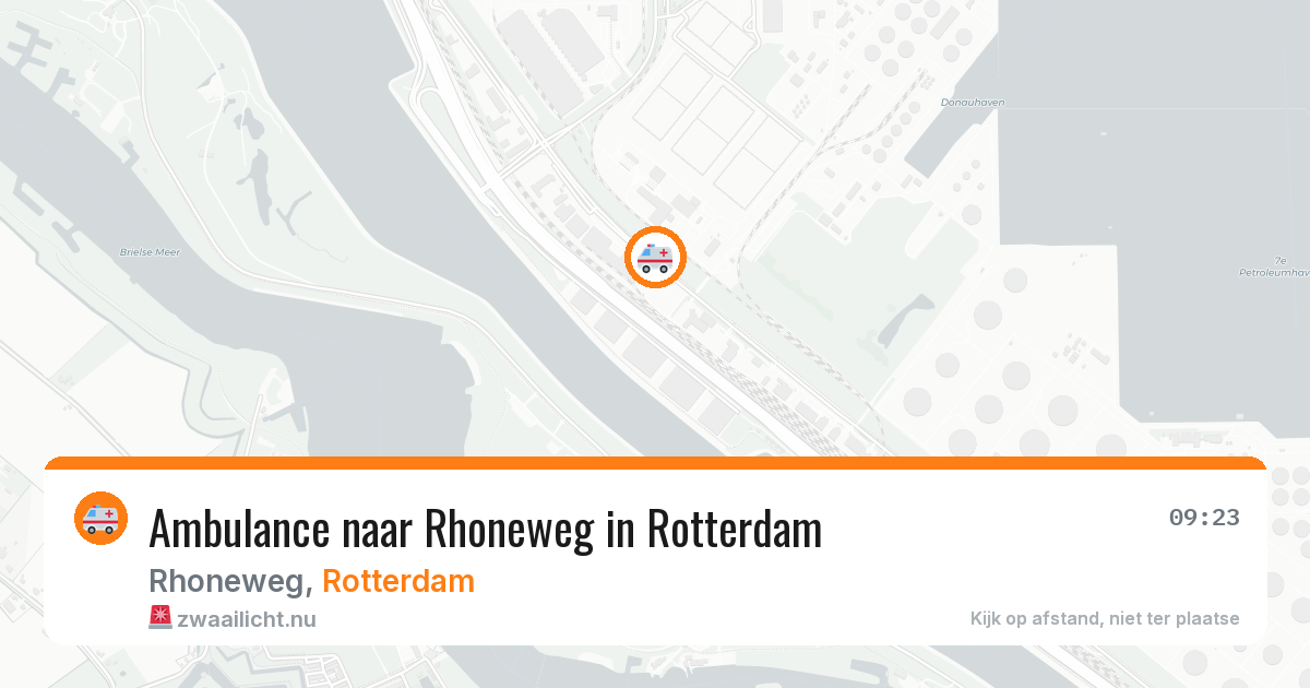 Ambulance naar Rhoneweg in Rotterdam — 28 apr 2026