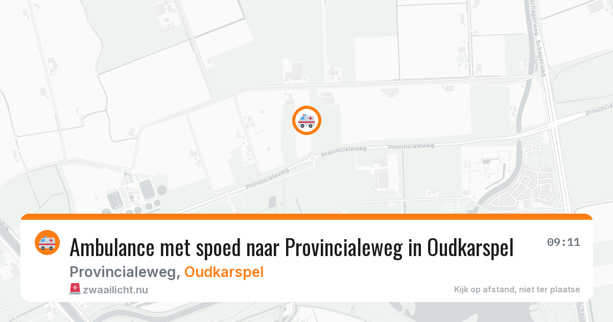 Ambulance met spoed naar Provincialeweg in Oudkarspel — 2 jun 2026