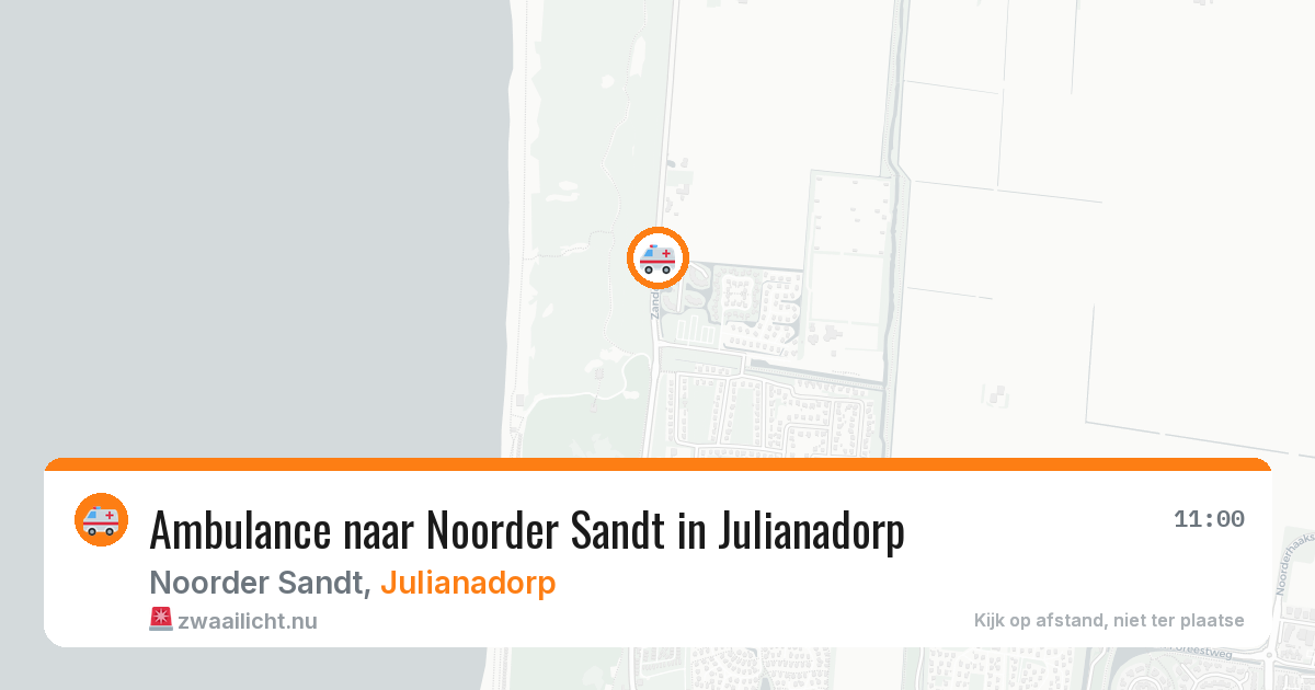 Ambulance naar Noorder Sandt in Julianadorp — 22 jul 2026