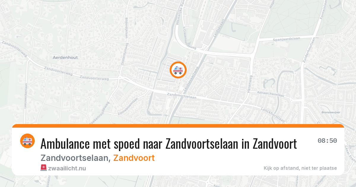 Ambulance met spoed naar Zandvoortselaan in Zandvoort — 30 jan 2026