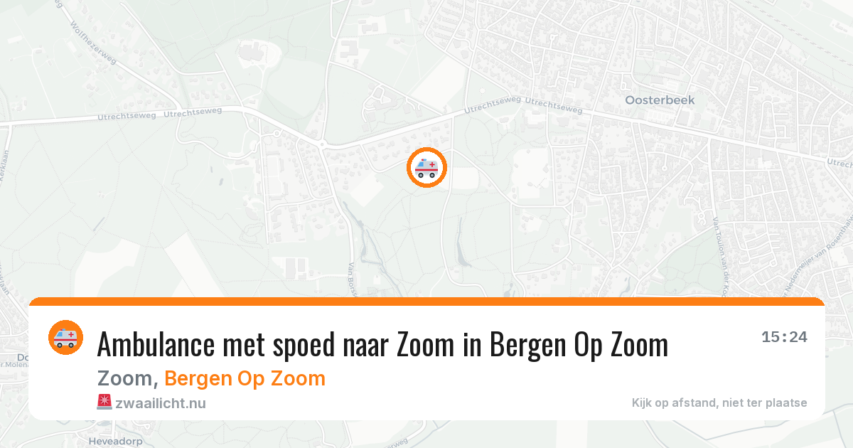 Ambulance met spoed naar Zoom in Bergen Op Zoom — 30 jan 2026