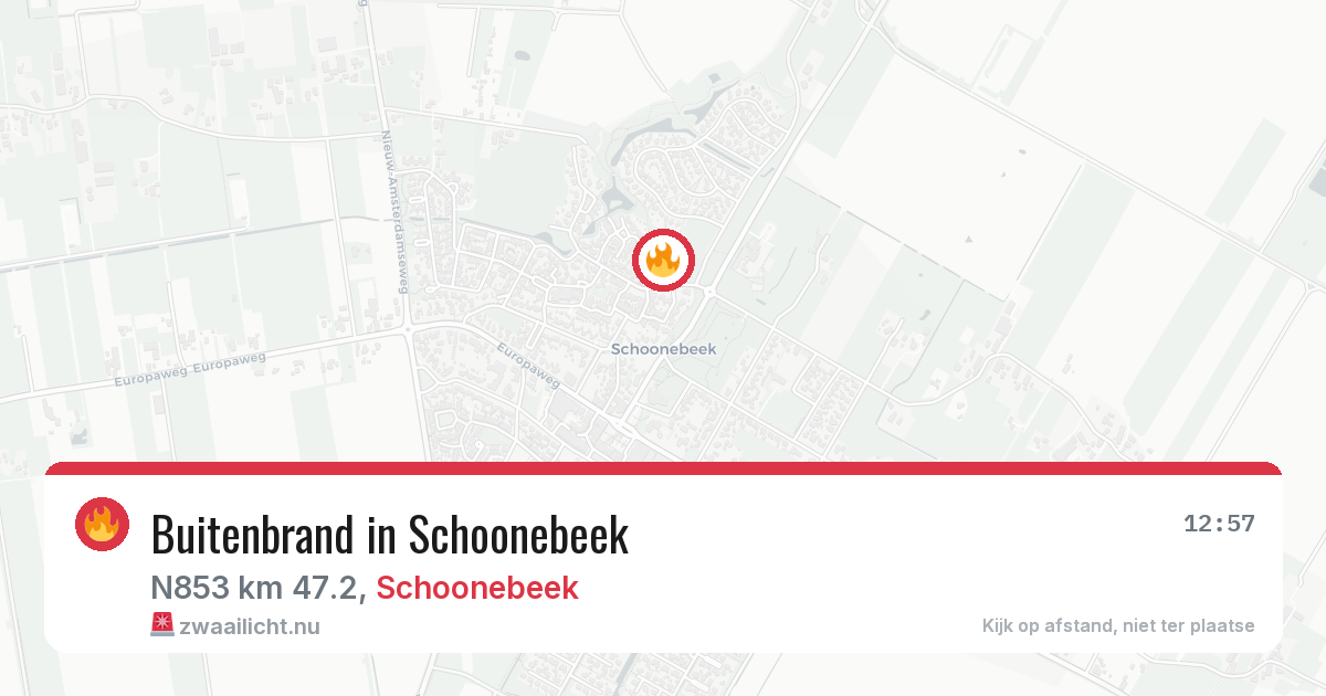 Buitenbrand in Schoonebeek — 13 jul 2026