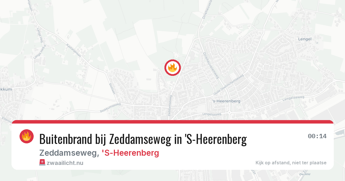 Buitenbrand bij Zeddamseweg in 'S-Heerenberg — 19 jul 2026