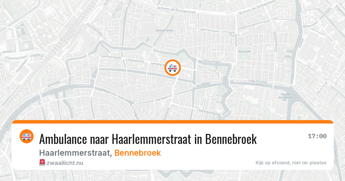 Ambulance naar Haarlemmerstraat in Bennebroek — 23 jul 2026