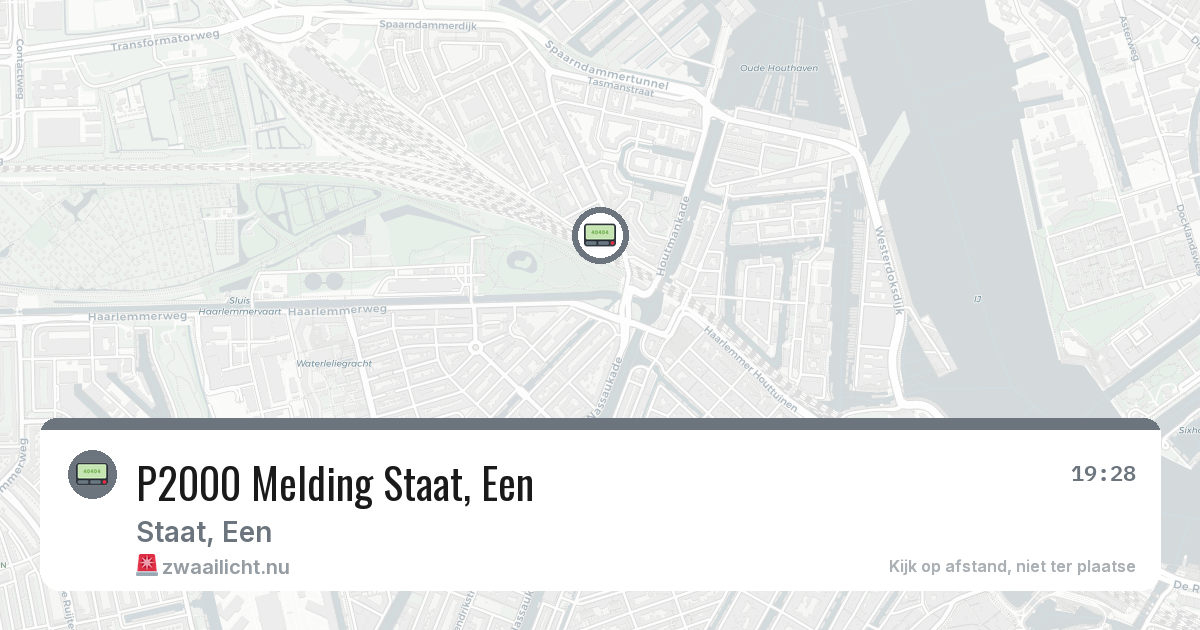 P2000 Melding Staat, Een — 4 jun 2026