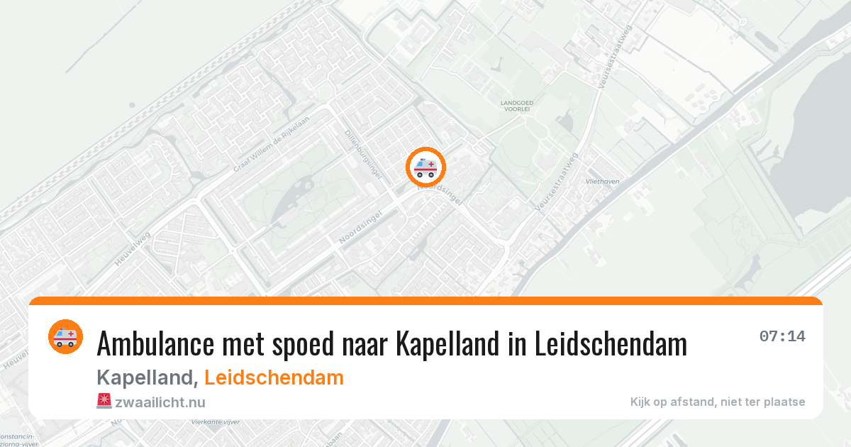 Ambulance met spoed naar Kapelland in Leidschendam — 5 jun 2026