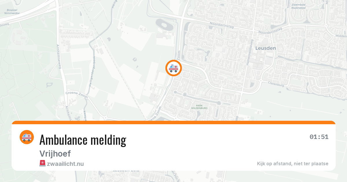 Ambulance melding — 5 jun 2026