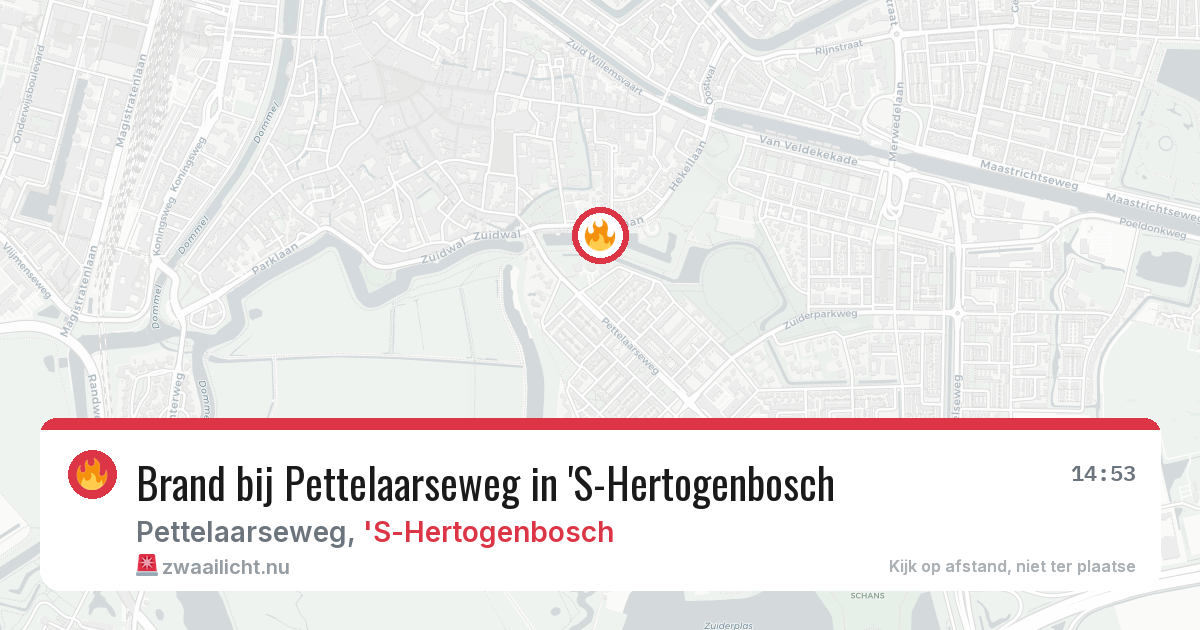 Brand bij Pettelaarseweg in 'S-Hertogenbosch — 25 jul 2026