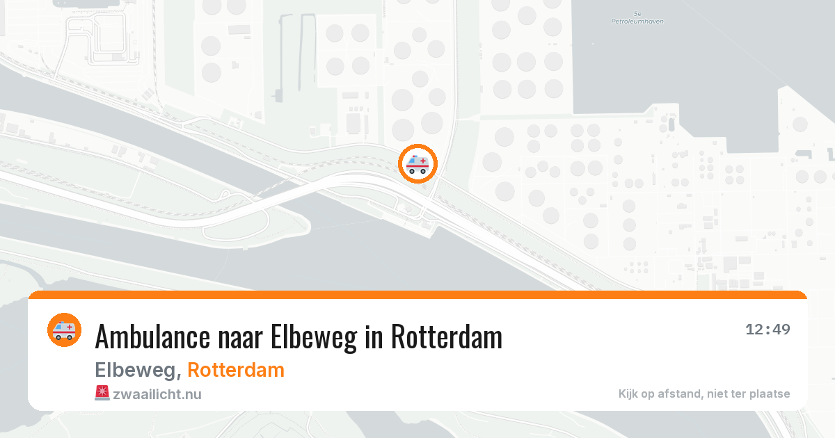 Ambulance naar Elbeweg in Rotterdam — 17 jul 2026
