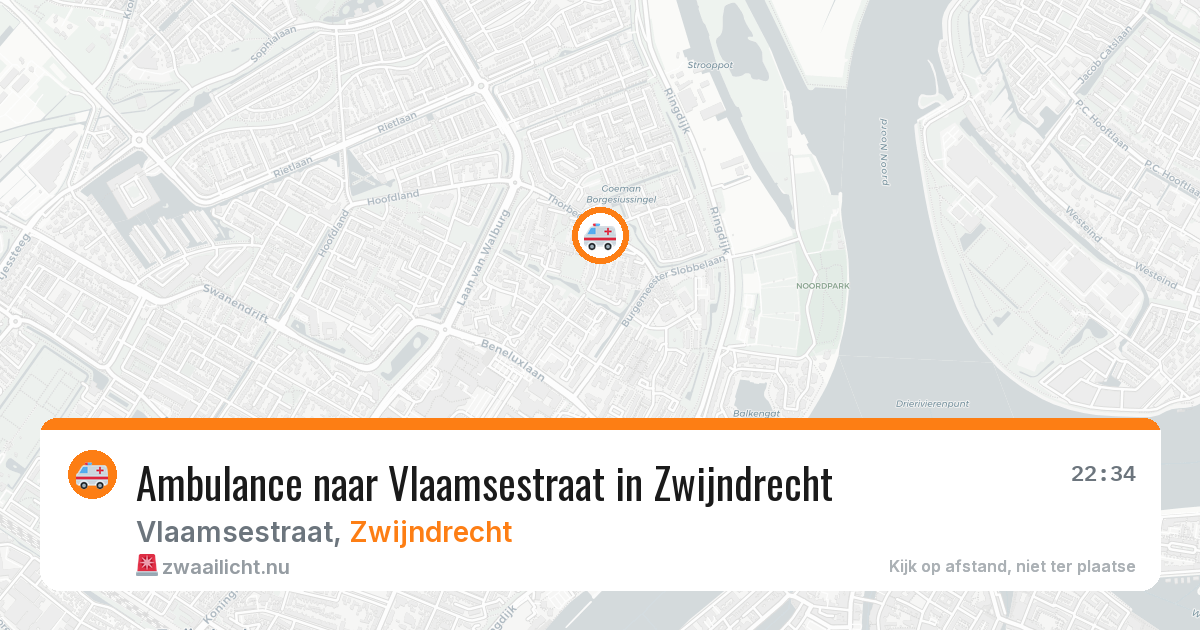 Ambulance naar Vlaamsestraat in Zwijndrecht — 6 mei 2026