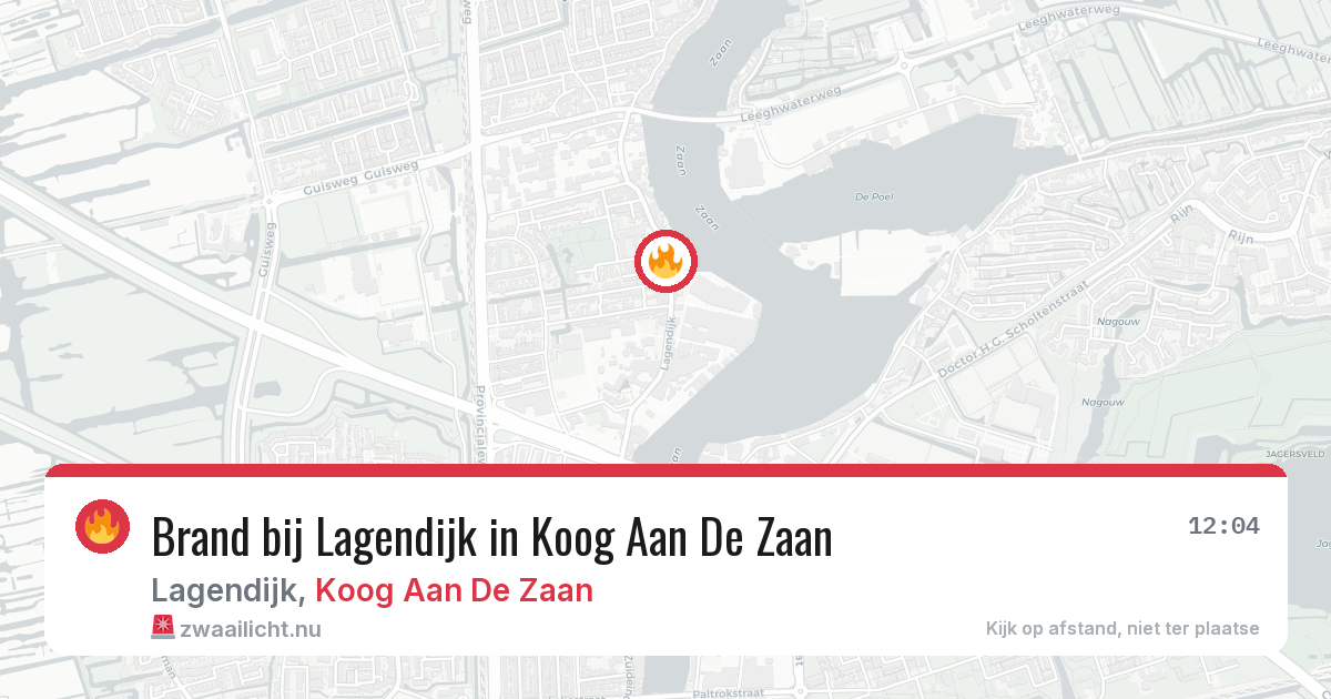 Brand bij Lagendijk in Koog Aan De Zaan — 23 mei 2026