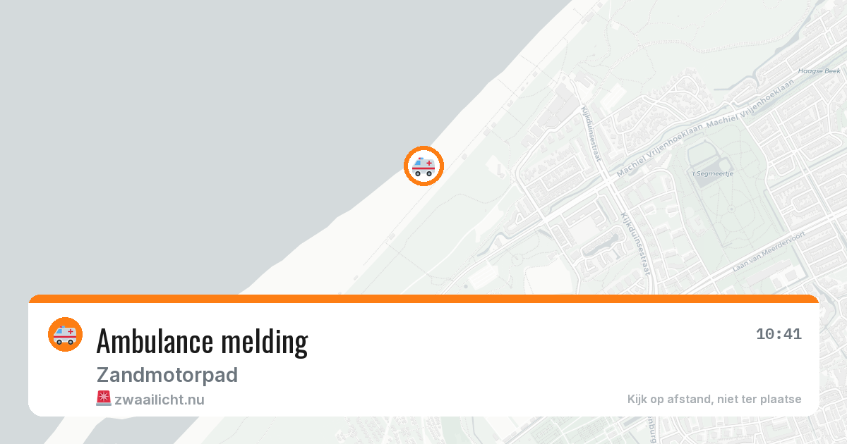 Ambulance melding — 27 apr 2026