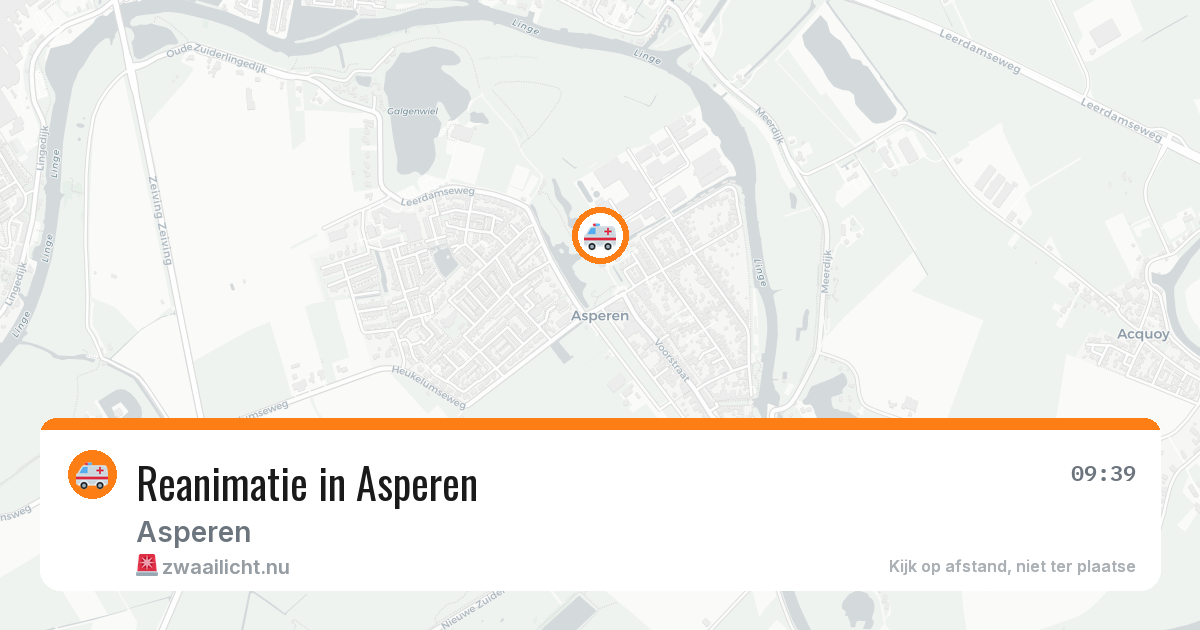 Reanimatie in Asperen — 5 mrt 2026
