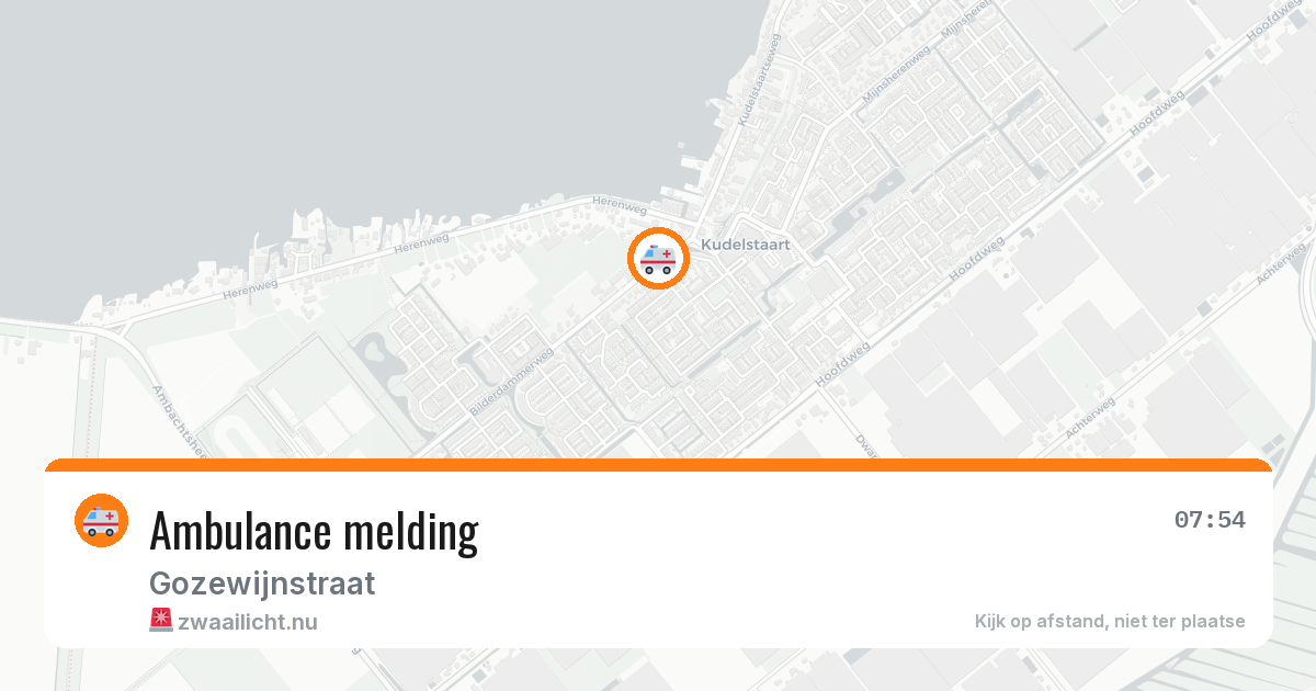 Ambulance melding — 6 jun 2026