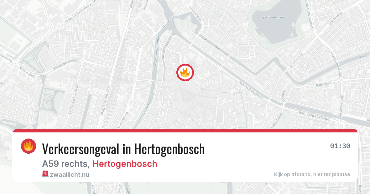 Verkeersongeval in Hertogenbosch — 15 feb 2026