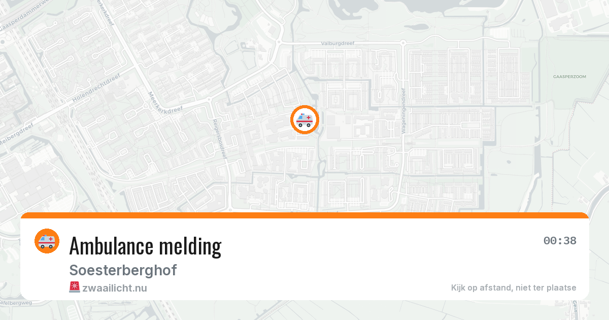 Ambulance melding — 24 jul 2026