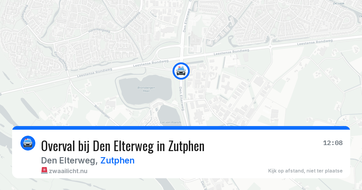 Overval bij Den Elterweg in Zutphen — 24 jul 2026
