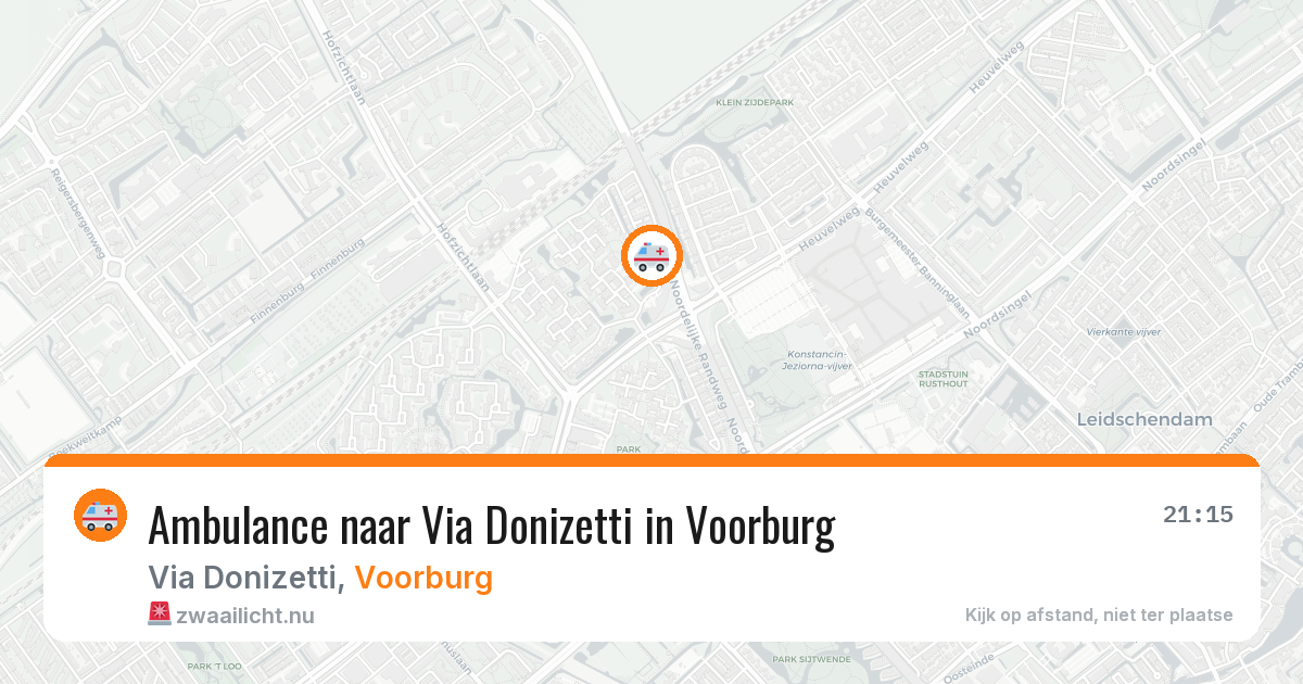 Ambulance naar Via Donizetti in Voorburg — 19 feb 2026