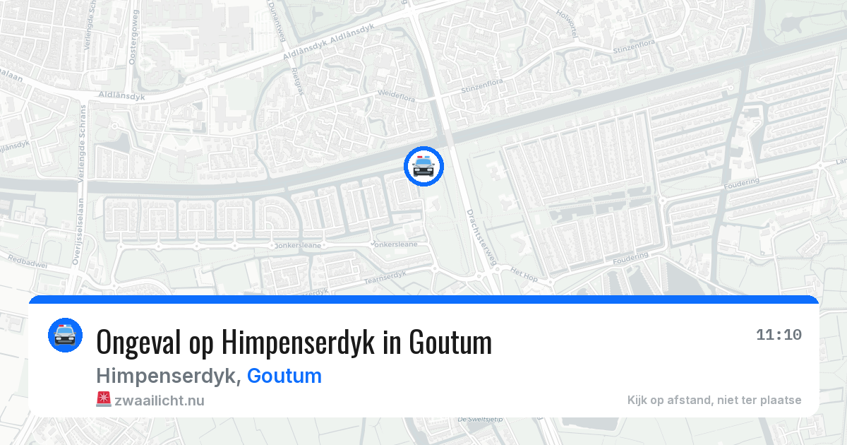 Ongeval op Himpenserdyk in Goutum — 27 jan 2026