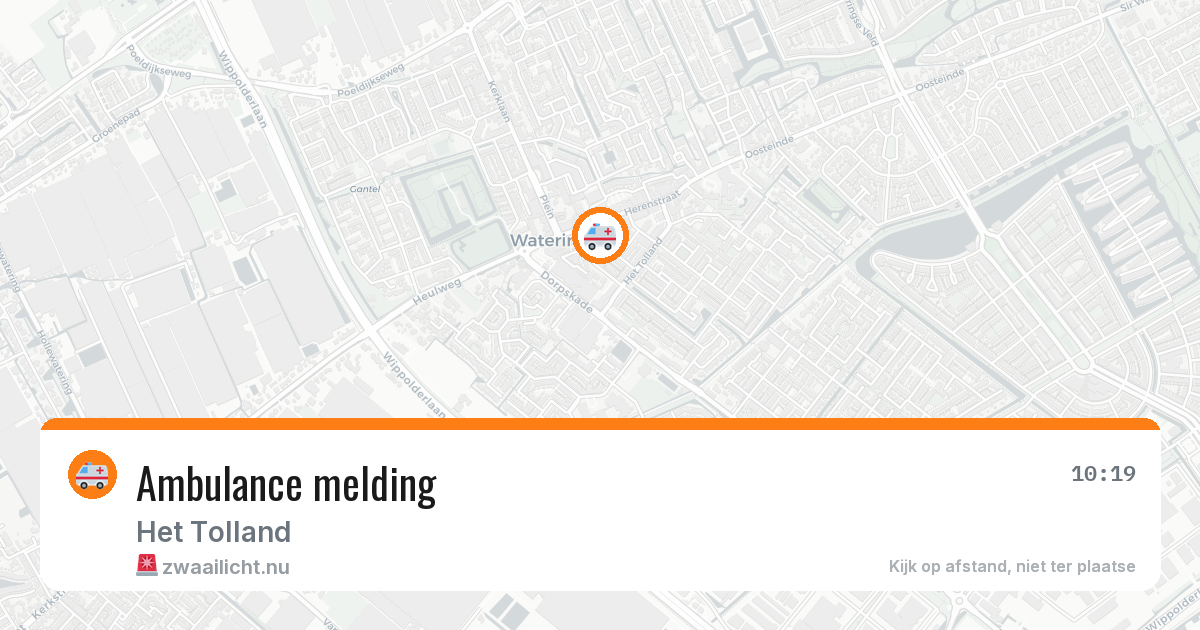 Ambulance melding — 20 jul 2026