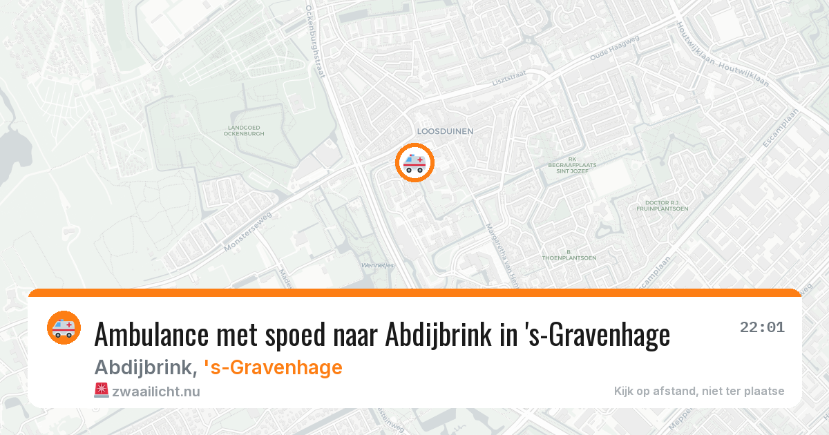 Ambulance met spoed naar Abdijbrink in 's-Gravenhage — 11 feb 2026