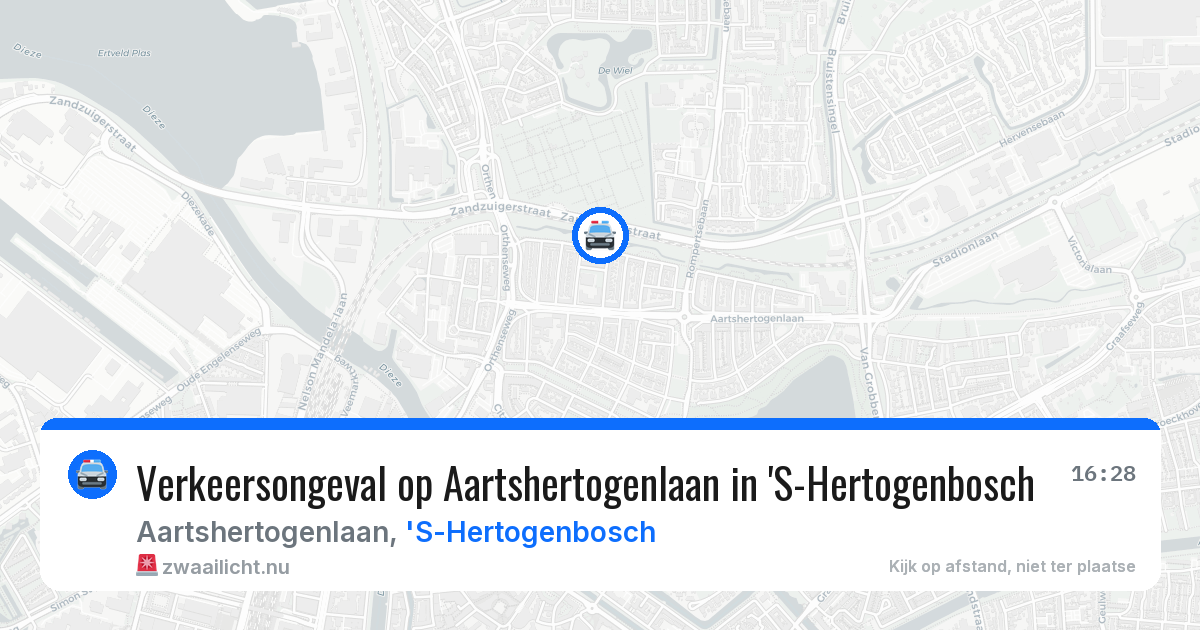Verkeersongeval op Aartshertogenlaan in 'S-Hertogenbosch — 21 jan 2026
