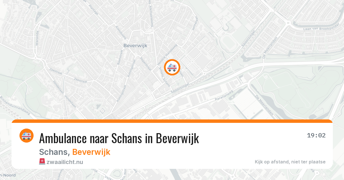 Ambulance naar Schans in Beverwijk — 25 mrt 2026