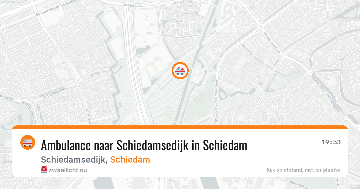Ambulance naar Schiedamsedijk in Schiedam — 13 mei 2026