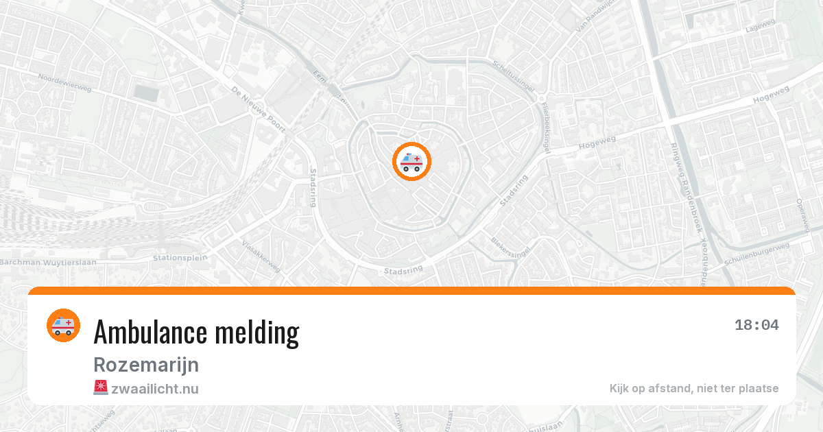 Ambulance melding — 2 feb 2026