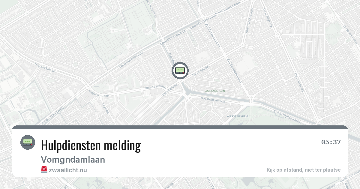 Hulpdiensten melding — 3 feb 2026