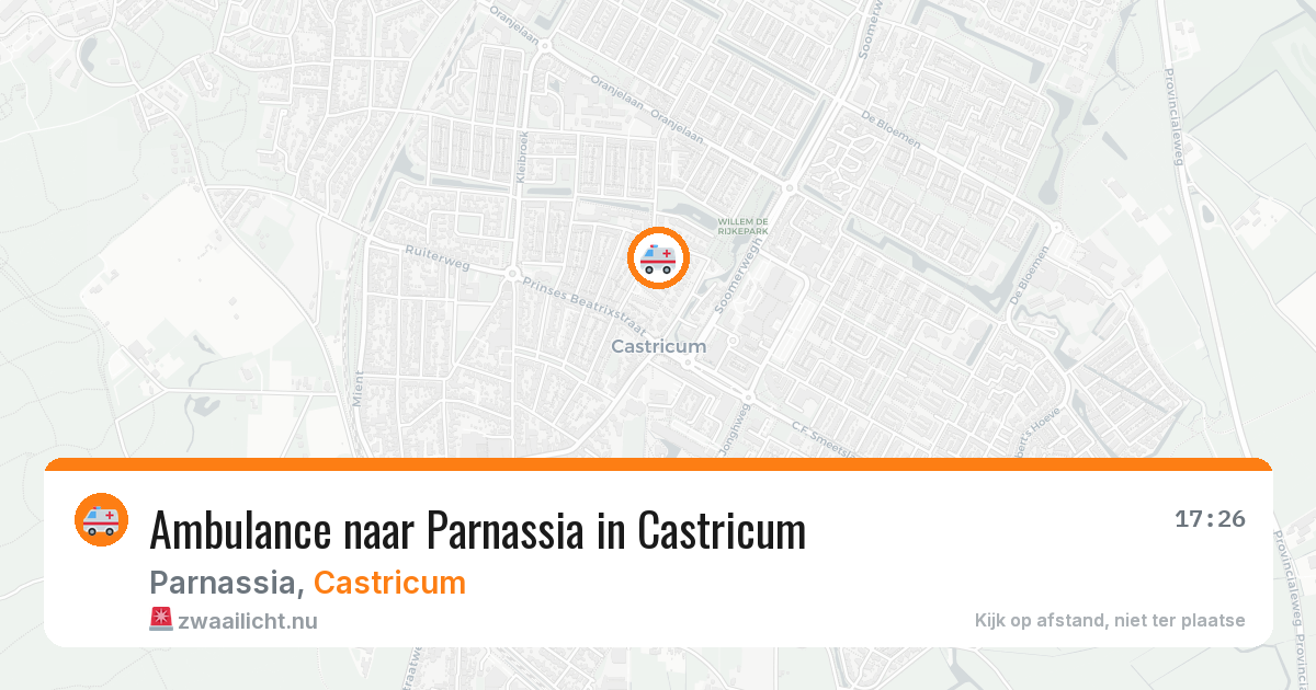 Ambulance naar Parnassia in Castricum — 21 jul 2026